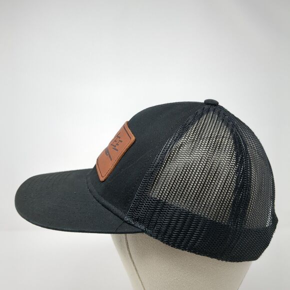Yee Yee Snapback Trucker Hat Black One Size Adjustable Mesh Back 6 Panel - Picture 3 of 9